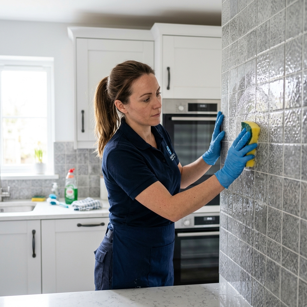 Professional Cleaning in action