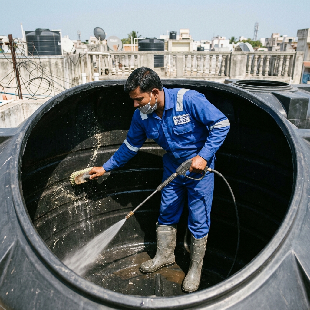 Water Tank Cleaning